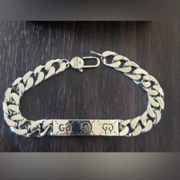 Gucci Ghost chain Silver Bracelet - Picture 1 of 4